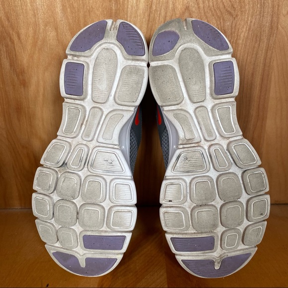 Nike Flex Experience RN Athletic Shoe Grey Purple TSS0928 - Picture 7 of 9